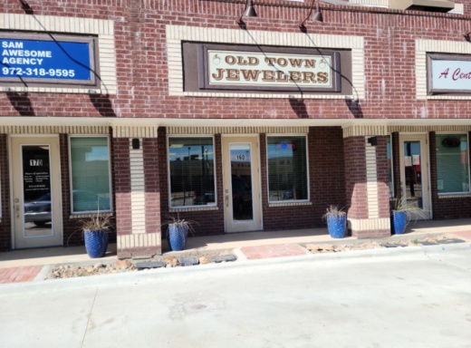 An exterior of the Old Town Jewelers.