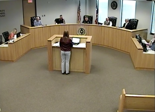 The Montgomery County Commissioners Court discussed a goal for the upcoming budget during an April 27 meeting. (Screenshot via Montgomery County livestream)