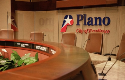 The Plano City Council dais will feature new council members and John Muns as mayor. (Community Impact Newspaper file photo)