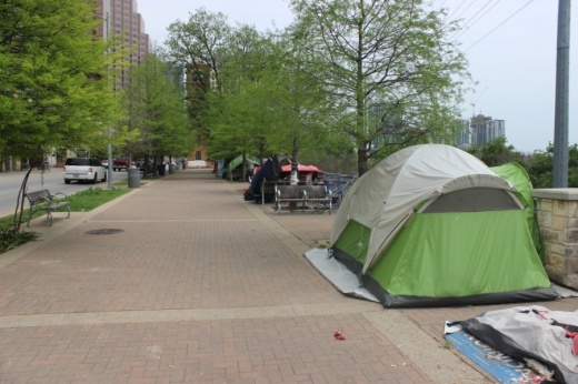New penalties for camping and several other activities will be enforced after the May 1 election is certified and Proposition B's homeless ordinances are in effect. (Ben Thompson/Community Impact Newspaper)