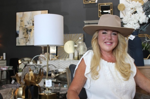 Owner and founder Michelle Harper opened Right Next Door Designs at its current location in 2019. (Andrew Christman/Community Impact Newspaper)