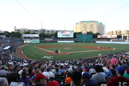 The Frisco RoughRiders will take on the Tulsa Drillers in their 2020 season home opener on April 16 at Dr Pepper Ballpark. (Courtesy Visit Frisco)