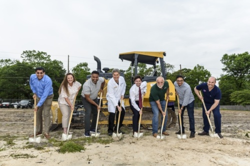 Construction on a three-story medical office building is underway at 3786 FM 1488, Conroe, following an April 22 groundbreaking, the development company, Egrets Group, announced in a May 10 release. (Courtesy Egrets Group)