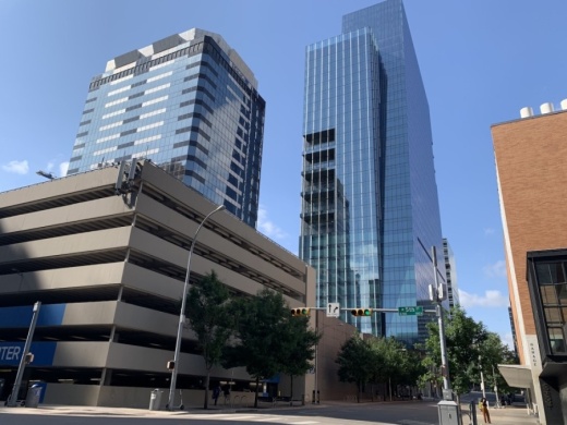 Photo of the Indeed Tower in downtown Austin