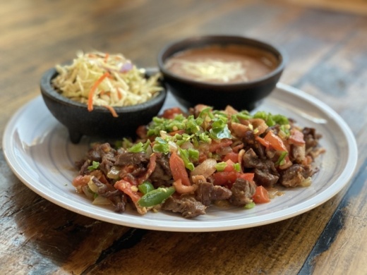 The Beef Mexicana dish sells for $15.95 (Courtesy Petra)
