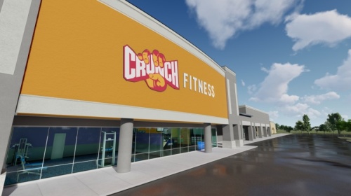 Crunch Fitness is replacing 24 Hour Fitness, which closed its Atascocita location along with at least 11 other facilities in the Greater Houston area last June. (Rendering courtesy Crunch Fitness)