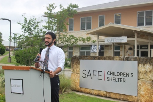 District 4 Council Member Greg Casar was one of several city officials to tout the SAFE funding proposal during a May 19 press conference. (Ben Thompson/Community Impact Newspaper)