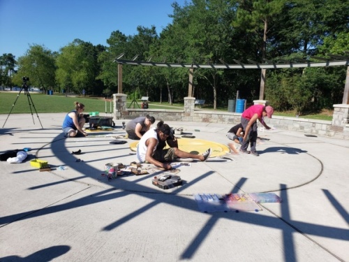 The annual Live Chalk Art Fundraiser will take place at Tamina Park on May 31. (Photo courtesy of Tamina Cemetery)
