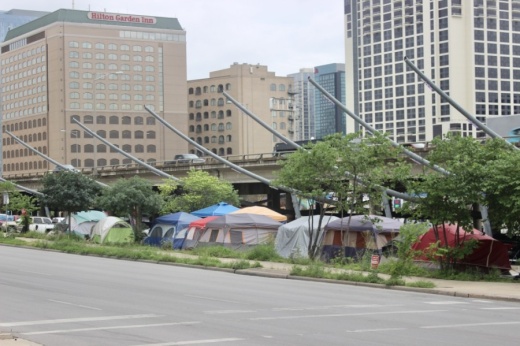 The homelessness nonprofit's 2021 estimate was developed using a new database methodology rather than an in-person point-in-time count due to COVID-19. (Ben Thompson/Community Impact Newspaper)