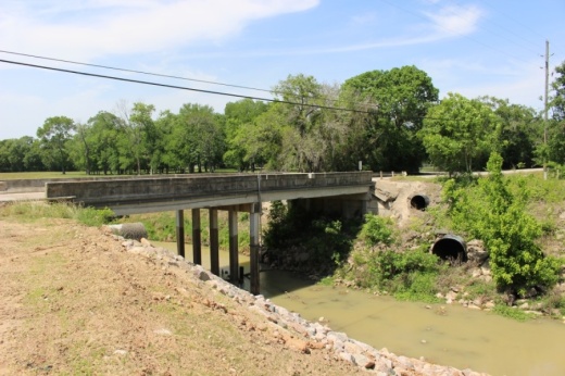 In addition to widening the road, the project will include the construction of a new Greenbusch Road bridge over Buffalo Bayou. (Morgan Theophil/Community Impact Newspaper)