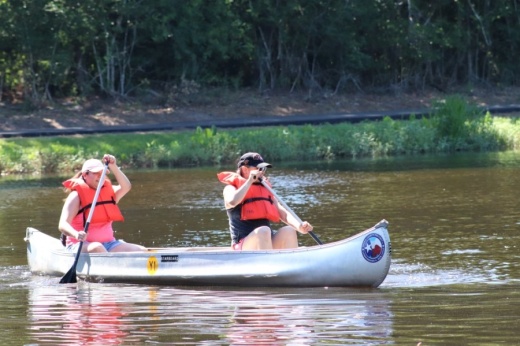 Residents can canoe across the pond in Burroughs Park with Harris County Precinct 4 on May 27. (Courtesy Harris County Precinct 4)