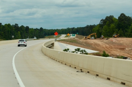 The final stretch of the $486.4 million Segment 1 of Hwy. 249 opened to drivers March 26 from FM 1488 to FM 1774 in Plantersville. (Anna Lotz/Community Impact Newspaper)