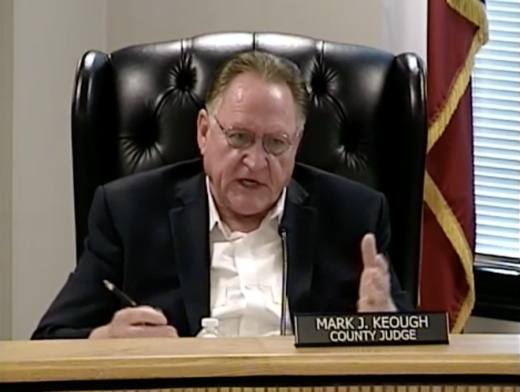 The Montgomery County Commissioners discussed new voting machines during a May 25 meeting. (Screenshot via Montgomery County livestream)