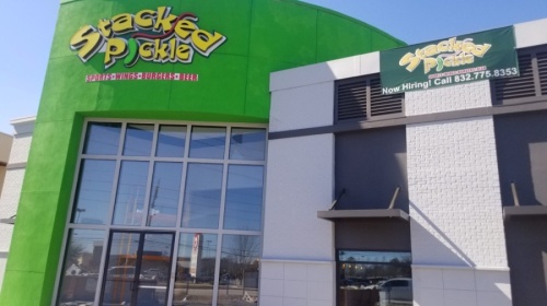 Stacked Pickle, an Indiana-based sports bar, will celebrate the grand opening of its first Houston location June 11 at 6944 FM 1960 W. Road. (Courtesy Stacked Pickle) 
