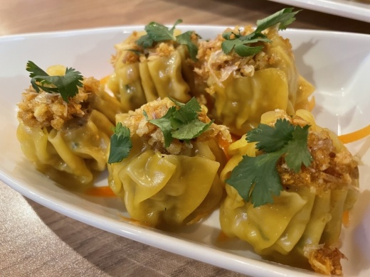 Streamed dumplings are made by hand daily. (Nicholas Cicale/Community Impact Newspaper)
