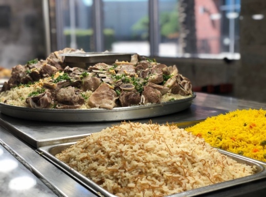 Mediterranean dishes offered by Dimassi's Mediterranean Buffet