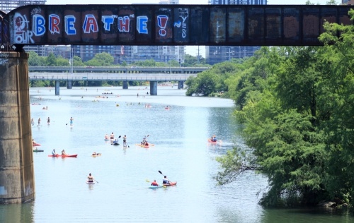 The city of Austin Watershed Protection Department will continue algae testing on Lady Bird Lake (Jack Flagler/Community Impact Newspaper)