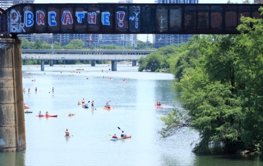 The city of Austin Watershed Protection Department will continue algae testing on Lady Bird Lake (Jack Flagler/Community Impact Newspaper)
