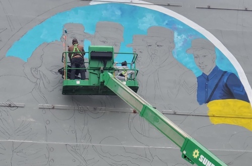 "Absolute Equality," a mural on slavery in the U.S., will be unveiled June 19 in Galveston. (Courtesy Juneteenth Legacy Art Project)