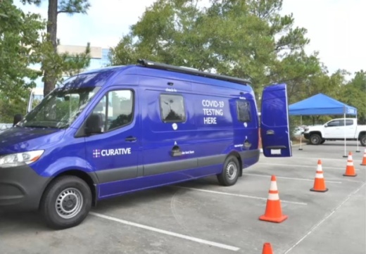 Curative has operated COVID-19 testing sites in The Woodlands, and it has partnered with the township to offer vaccines this summer. (Courtesy The Woodlands Township)
