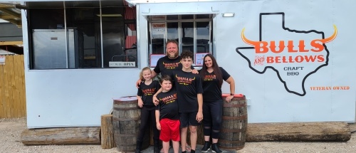 Bulls & Bellows is a veteran-owned business offering craft barbecue and side dishes made from family recipes. (Courtesy Bulls & Bellows BBQ)