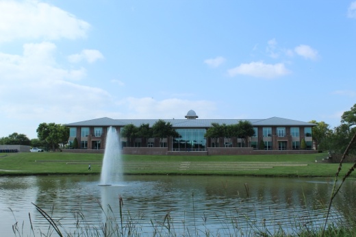 Keller Town Hall and the Town Hall Lake