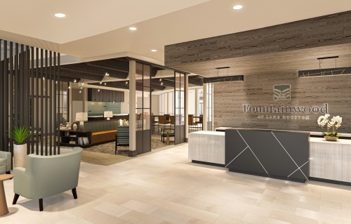 Fountainwood at Lake Houston opened its independent-living units in May. (Rendering courtesy Fountainwood at Lake Houston)