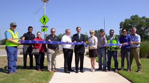 The two intersection improvement projects cost $875,350 and took seven months to complete. (Courtesy Williamson County)