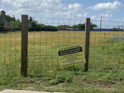 Council members voted unanimously to approve the rezoning, which will change the Camp Doublecreek property from C-1 commercial and SF-2 single family residential to a planned use development, which has the potential capacity to add 300 more residential units to the city. (Brooke Sjoberg/Community Impact Newspaper)