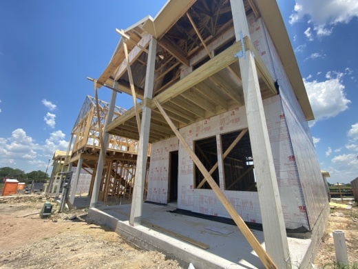 Construction has been ramping up in neighborhoods throughout Texas to meet the demand for housing. (Brian Rash/Community Impact Newspaper)