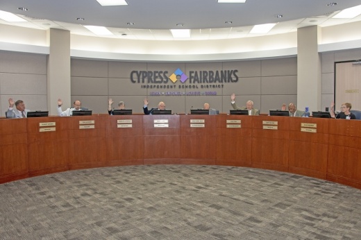 Cy-Fair ISD's board of trustees unanimously approved 5% pay raises for employees on June 24. (Courtesy Cy-Fair ISD)