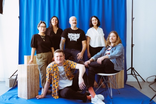 Photo of a group of cool people