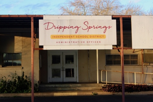 Photo of the Dripping Springs ISD administration building