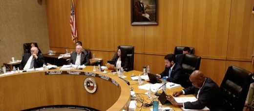 In a split vote, Harris County Commissioners Court appointed David Berry as the first county administrator in Harris County's history at the June 29 Commissioners Court meeting. (Screenshot via Facebook Live)