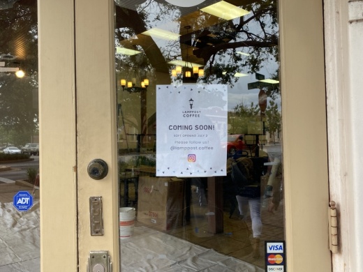 Owner Brian Burns said his coffee shop will be having a soft opening July 2 at its new Main Street location. (Brooke Sjoberg/Community Impact Newspaper)