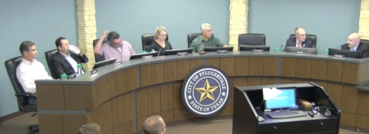 Council voted 6-1 to approve the notice of intention for emergency medical services during a June 29 special meeting. (Screen shot courtesy city of Pflugerville)