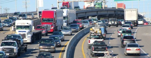Traffic on I-35