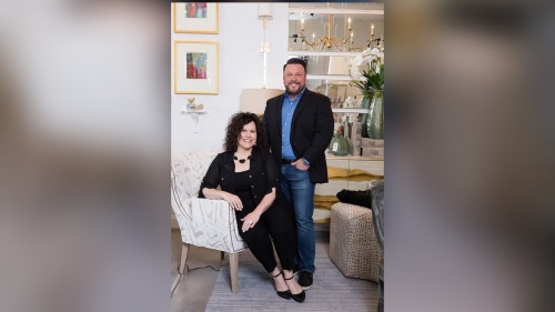 Owners Mollie Carroll and Jeremy Greeney were friends and colleagues for 20 years before opening Manor Interiors together. (Courtesy Manor Home Furnishings & Design)