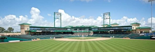 A wide shot of the baseball field at Constellation Field in Sugar Land. (Courtesy Sugar Land Skeeters)