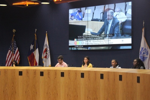 The Austin Independent Citizens Redistricting Commission hosted its first public feedback session on the redrawing of City Council districts this year July 15. (Ben Thompson/Community Impact Newspaper)