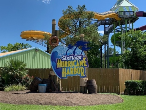 About 60 people were being decontaminated July 17 after an unknown chemical spilled in a pool area at Hurricane Harbor Splashtown in Spring. (Courtesy Six Flags Hurricane Harbor Splashtown)