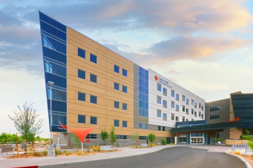 A new patient tower was unveiled at Dignity Health Chandler Regional Medical Center with a dedication ceremony July 16, according to a news release from Dignity Health. (Courtesy Dignity Health Chandler Regional Medical Center)