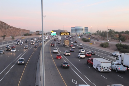 The freeway expansion project will occur across 11 miles of east- and westbound I-19 between Loop 202 and I-17, including the Broadway Curve between Baseline Road and 40th Street. (Tom Blodgett/Community Impact Newspaper)
