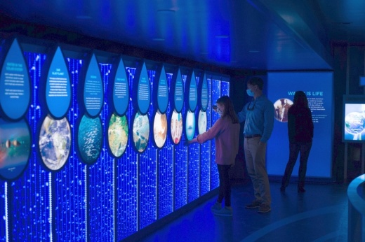 Guests at the Global Water Center's Mobile Discovery Center will learn about the important role water plays for the world's population in an interactive environment. (Courtesy Global Water Center)