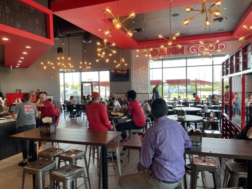 The restaurant held a soft family and friends opening earlier this week. (Photo by Laura Aebi/Community Impact Newspaper)