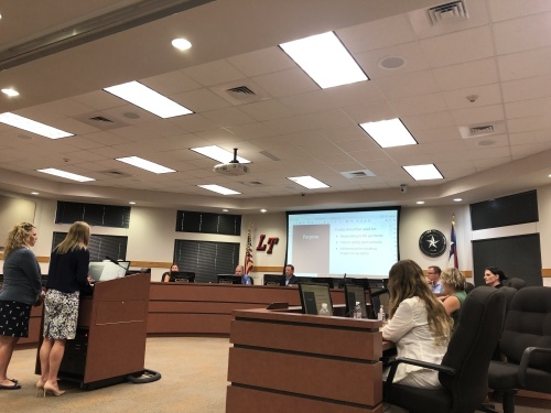 The Lake Travis ISD board of trustees reviewed plans for distributing federal COVID-19 relief during a July 21 meeting. (Amy Rae Dadamo/Community Impact Newspaper)