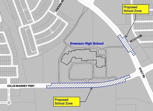Emerson school zone map