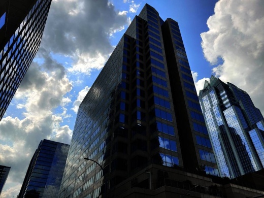 Several downtown office towers saw thousands of square feet of space available for sublease early this year. (Ben Thompson/Community Impact Newspaper)aa
