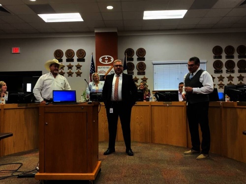 Hutto ISD approved the hiring of Thomas Brister, Ryan Burns and Mark Willoughby to fill positions in the district July 29. (Brooke Sjoberg/Community Impact Newspaper)