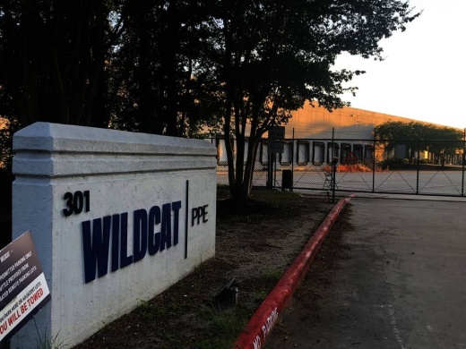 Wildcat PPE opened at 301 S. Trade Center Parkway, Conroe in June 2020. (Andrew Christman/Community Impact Newspaper)